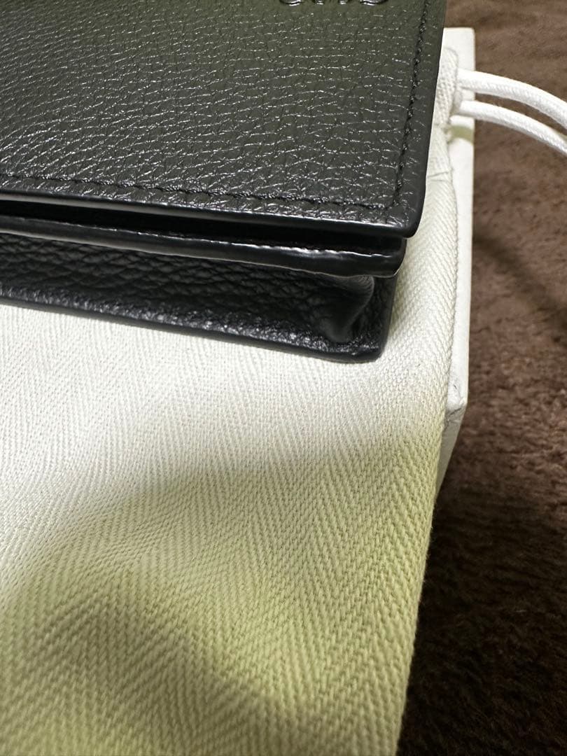 LOEWE ブラック レザー 名刺入れ・カードケース