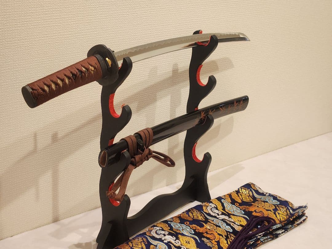 本漆塗 高級拵、脇差、高級模造刀