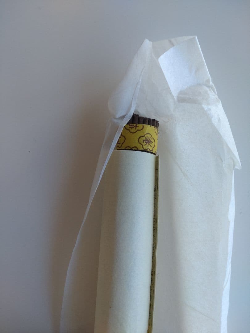 梅栄堂　伽羅　孔子木　中寸　桐箱　未使用品　線香