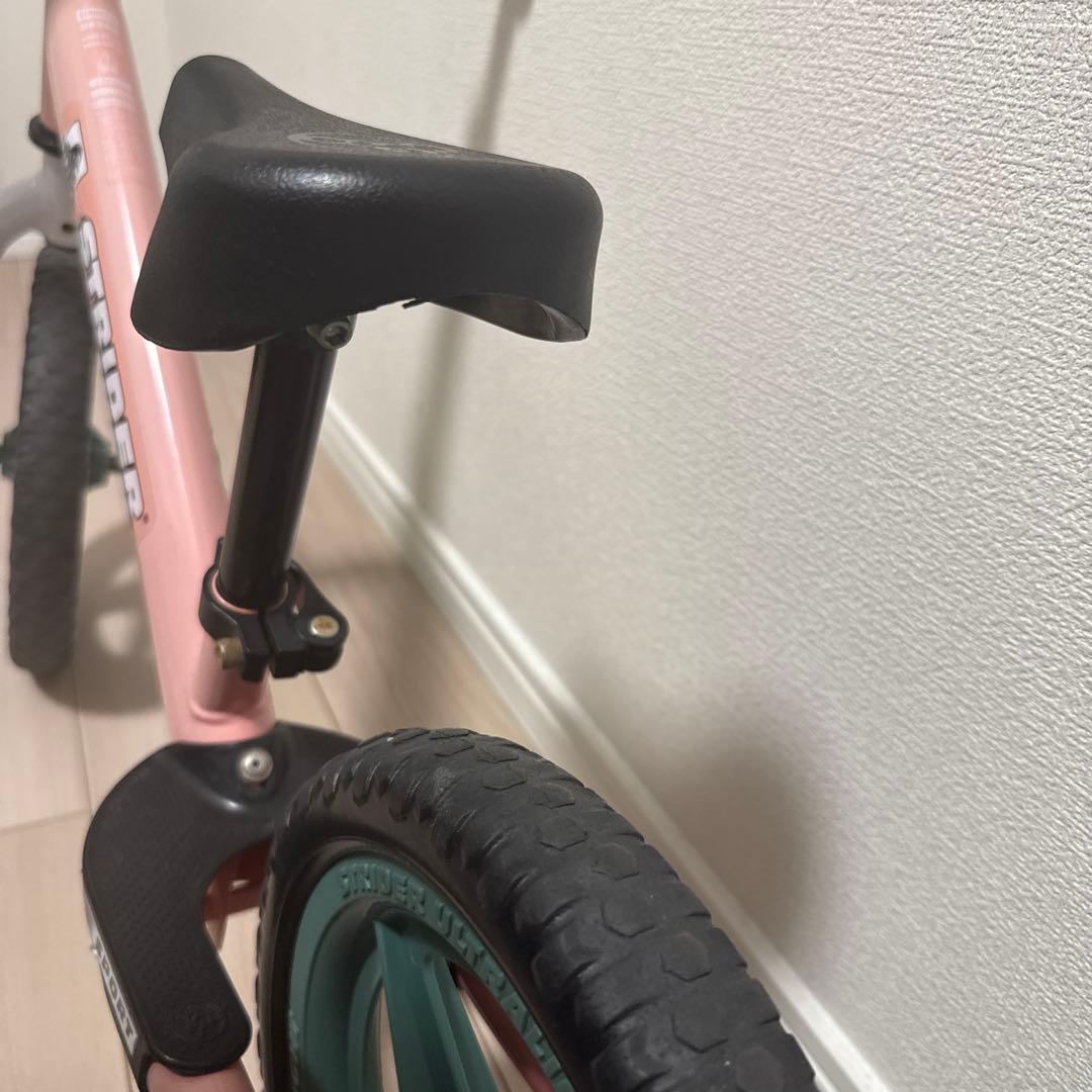 STRIDER バランスバイク 12インチ ピンク/グリーン