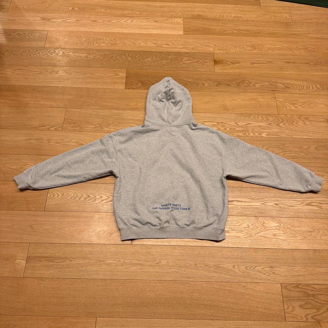 9090 グレー フード付きスウェットセット