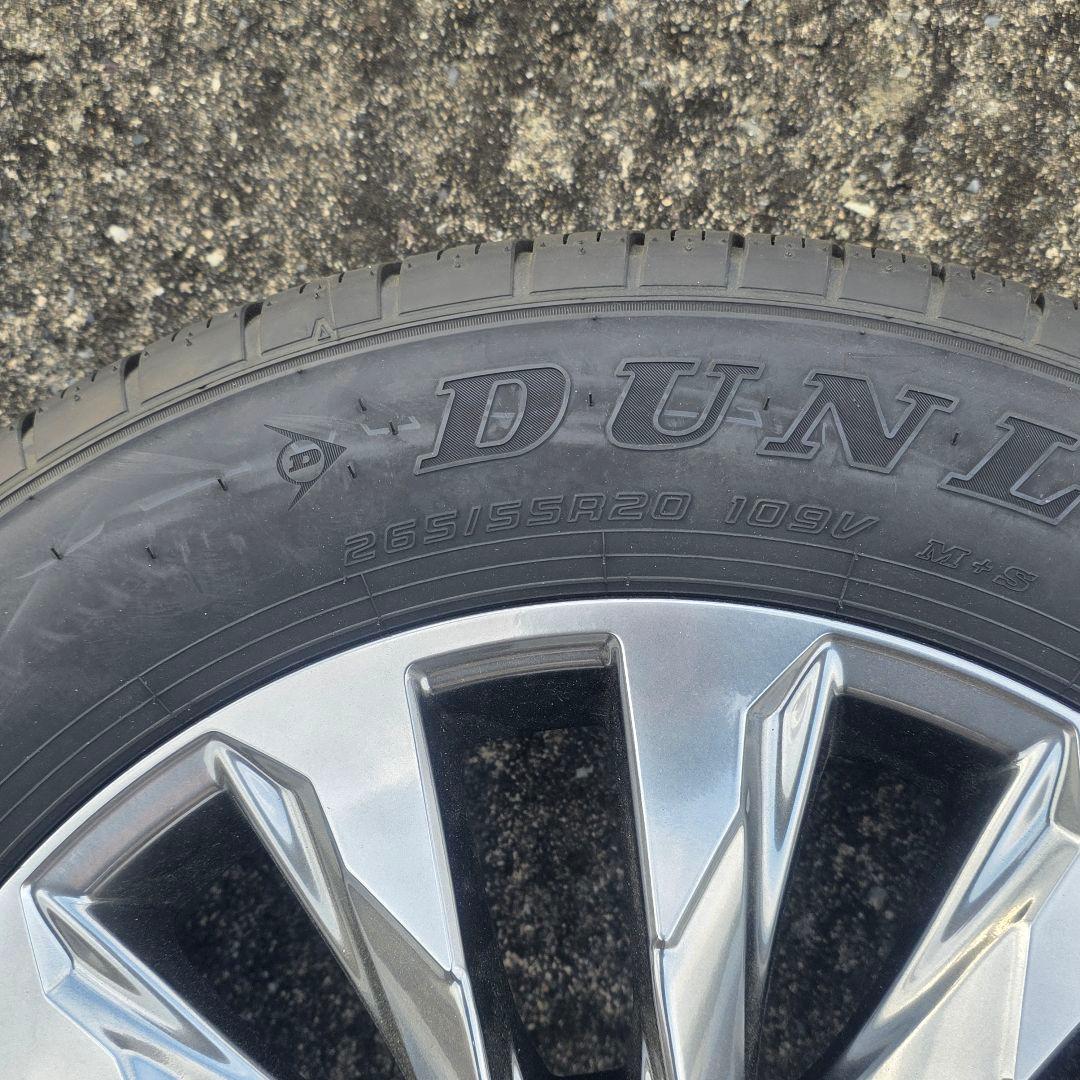 【新車外し】2024ランクル300ZX 純正ホイール★20インチタイヤセット4本