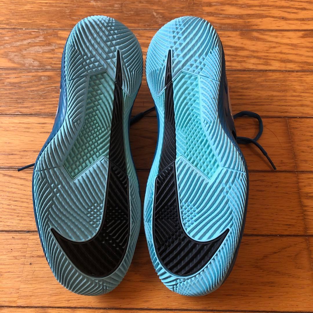 美品　Nike Roger Federer テニスシューズ ブルー　フェデラー