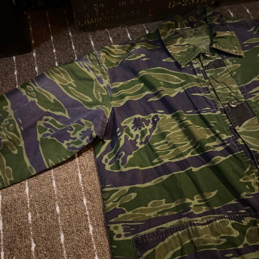 希少サイズ　当時物　ベトナム戦　タイガーストライプ　XL相当