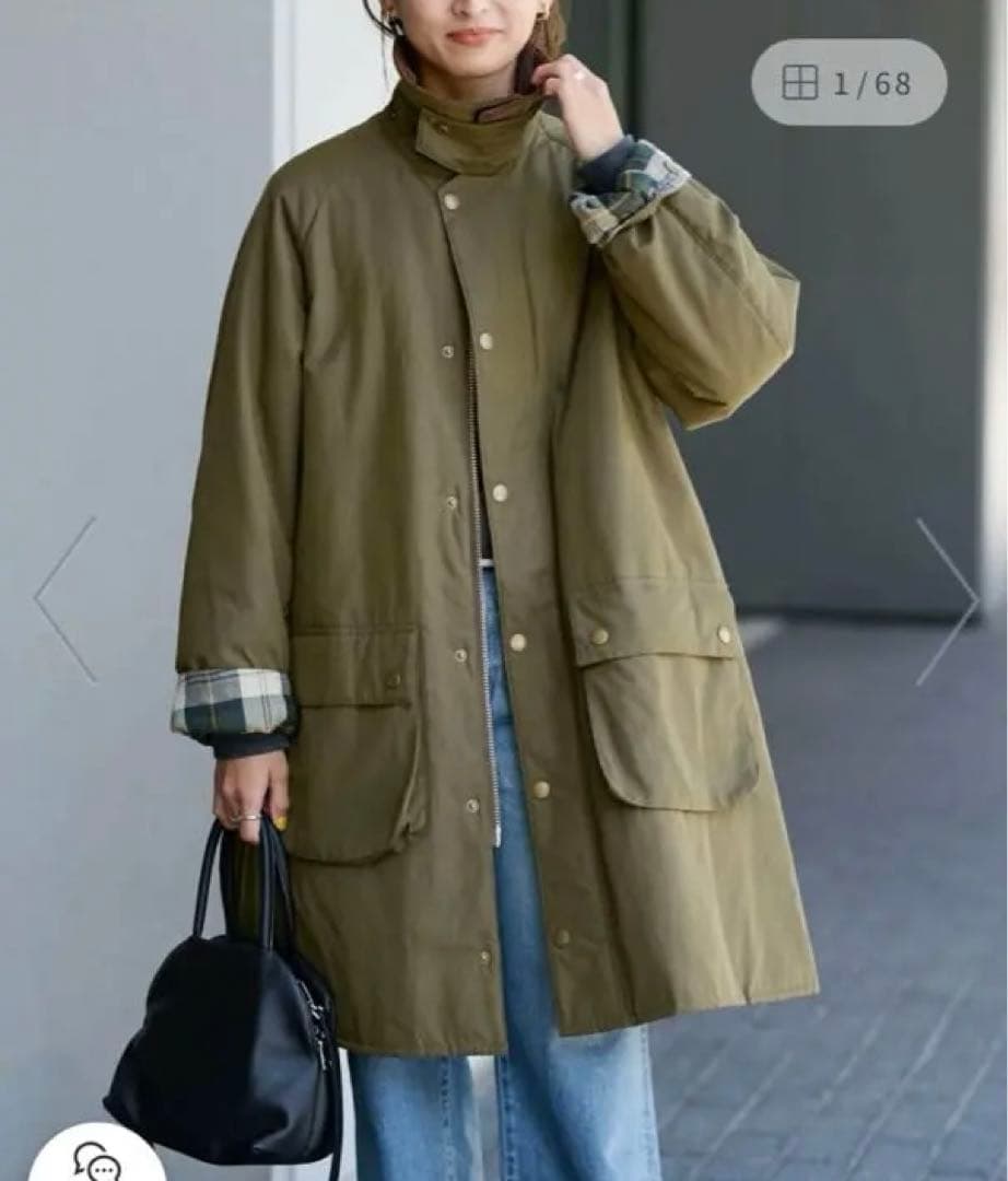 ⭐︎　FRAMeWORK＊Barbourバブアー　ミリタリーコート