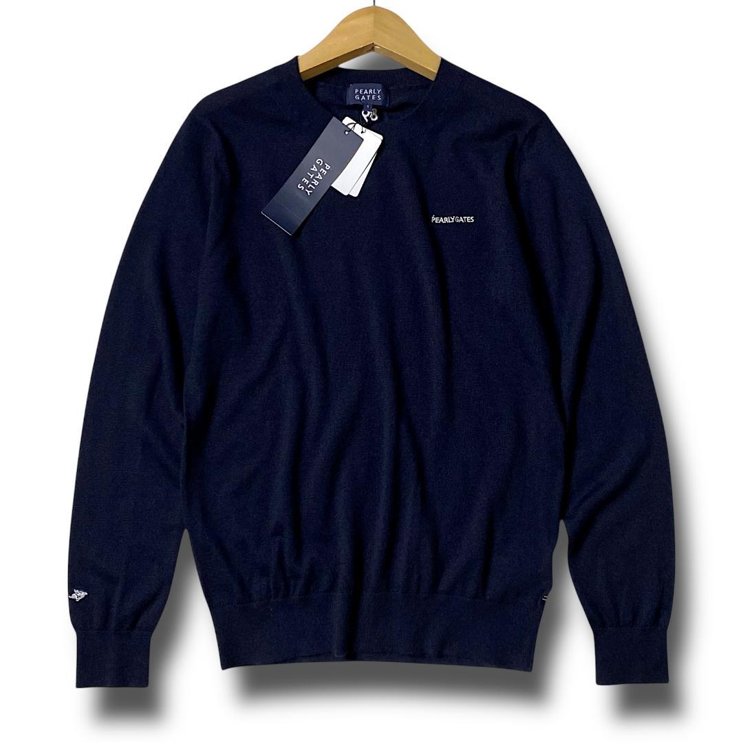 1 定価4.1万 パーリーゲイツ カシミヤ100％ ローゲージ ニット セーター