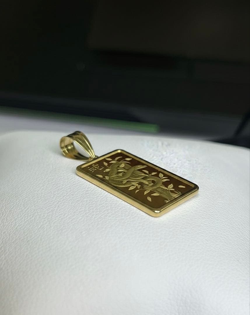 【新品】 24K ペンダント スネイク