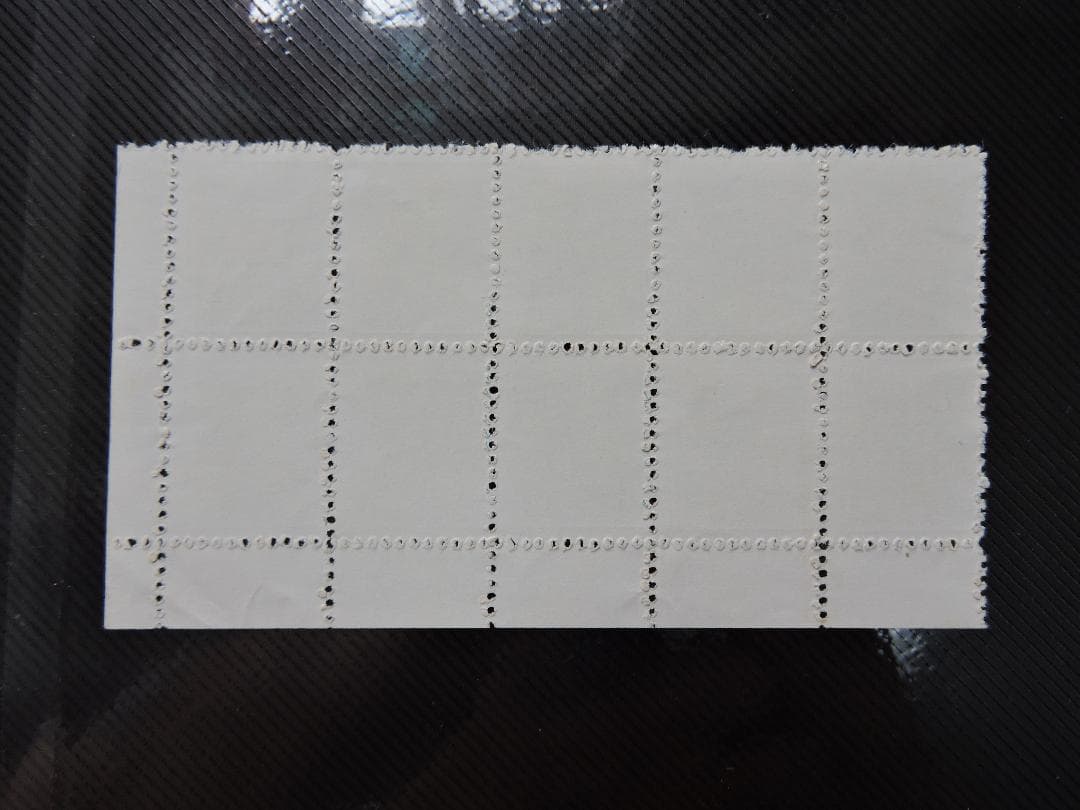 琉球 ドル表示10￠銘版付10枚ブロック