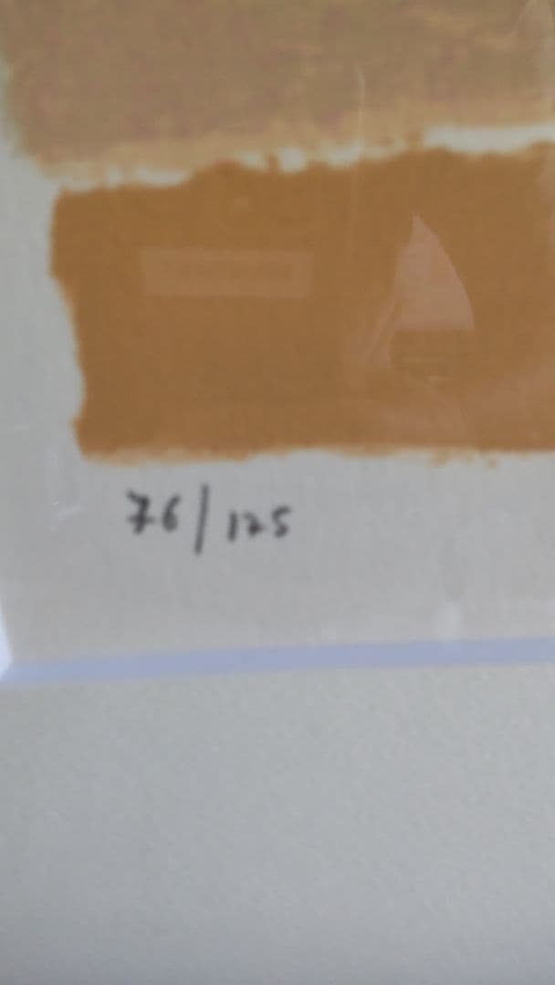 此道や行人なしに秋の暮　芭蕉 リトグラフ　 ベルナール・カトラン