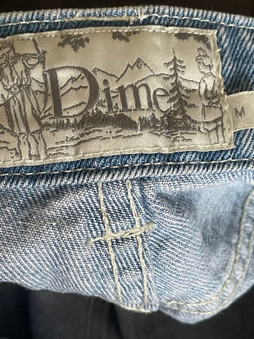 Dime デニム紫パッチ　 Mサイズ　ダイム