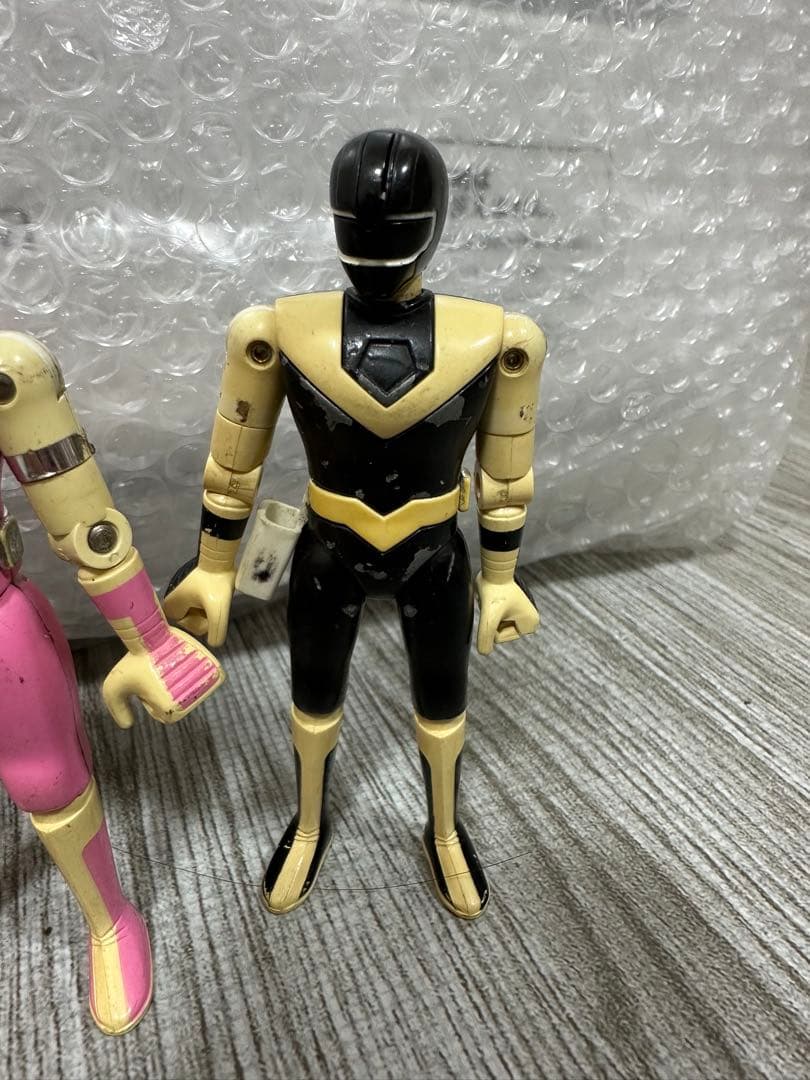 【当時物】光戦隊マスクマン フィギュア5体 1987年 バンダイ