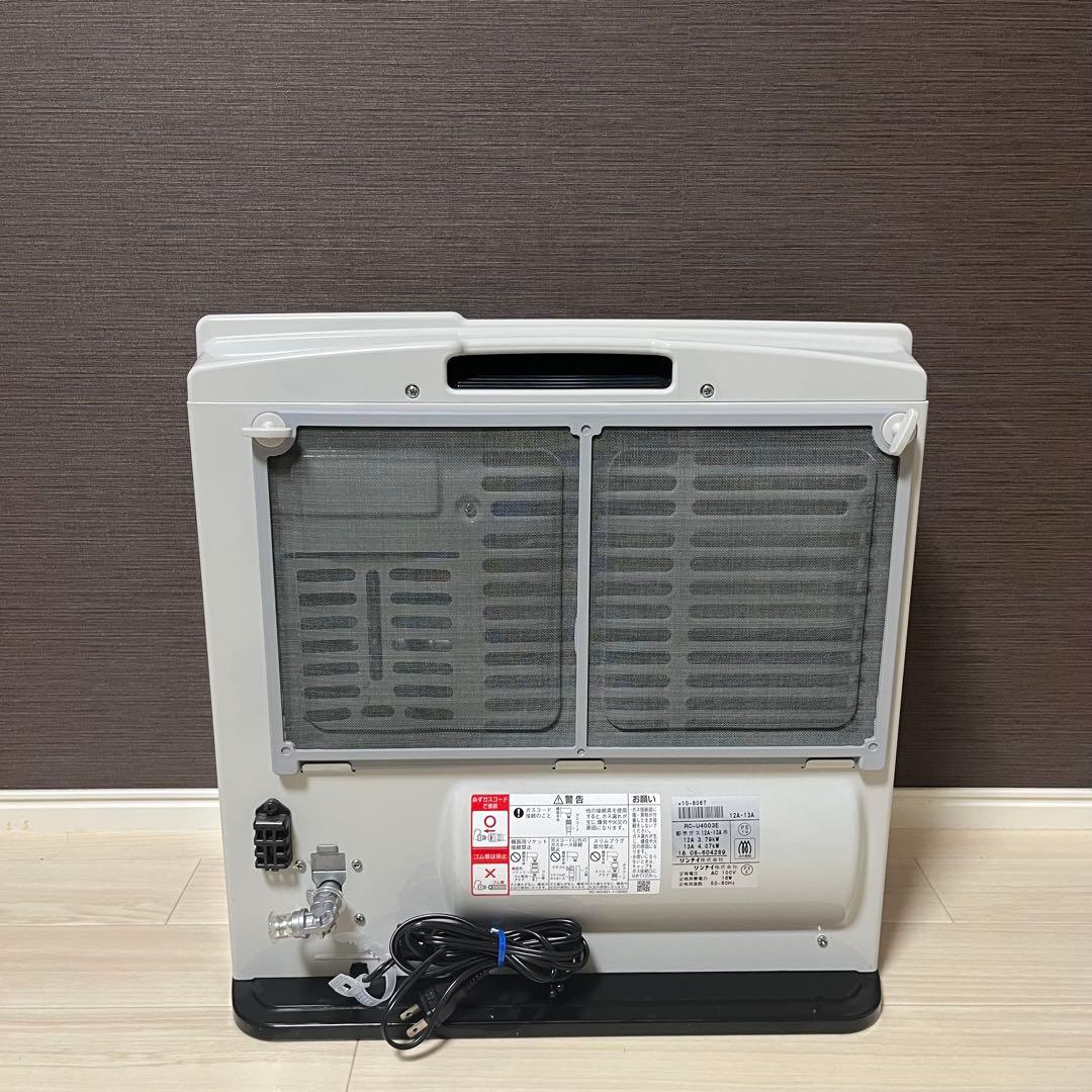 未使用品　Rinnai リンナイRC-U4003E ガスファンヒーター　都市ガス