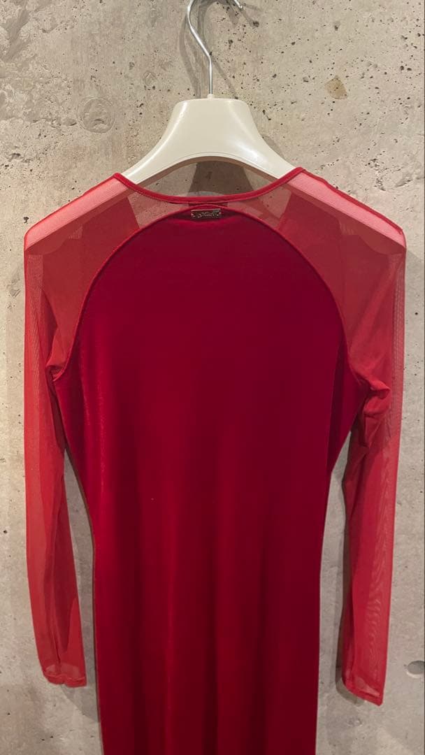 Miari レッドドレス 未使用品 社交ダンス ラテンダンス 送料込