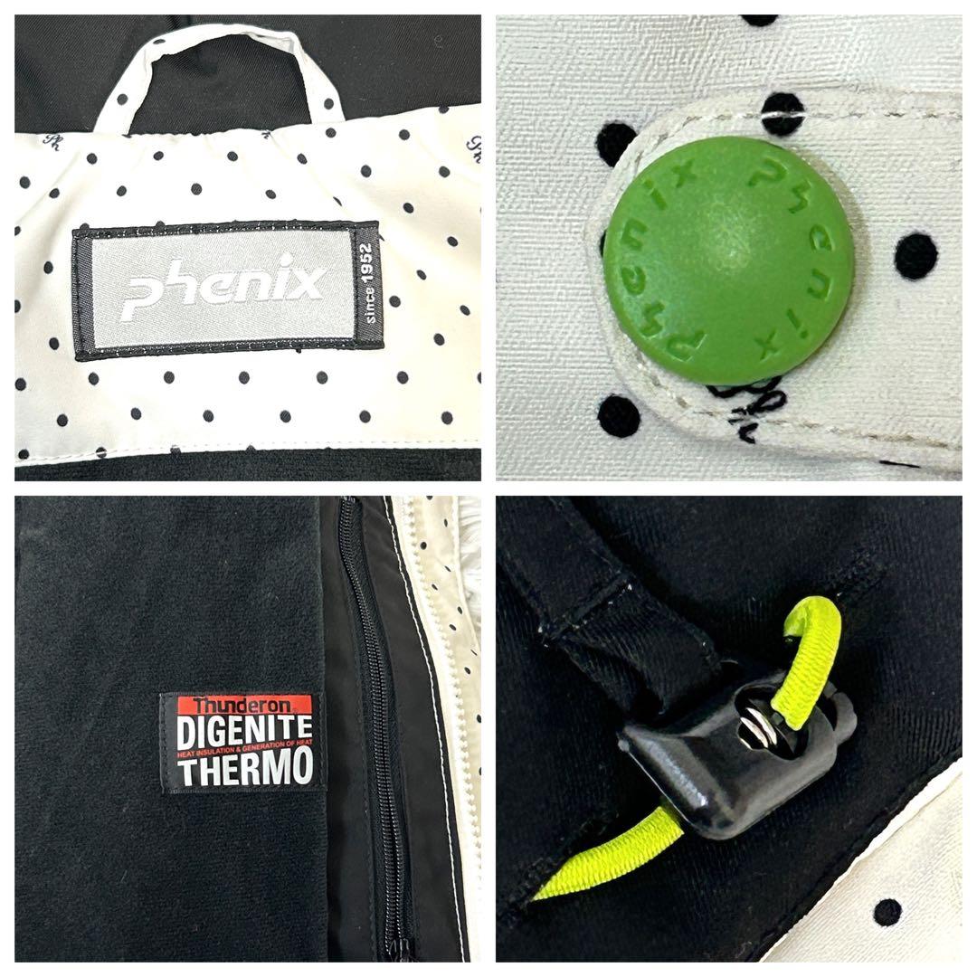 phenix スキーウェア Lサイズ ホワイトドット