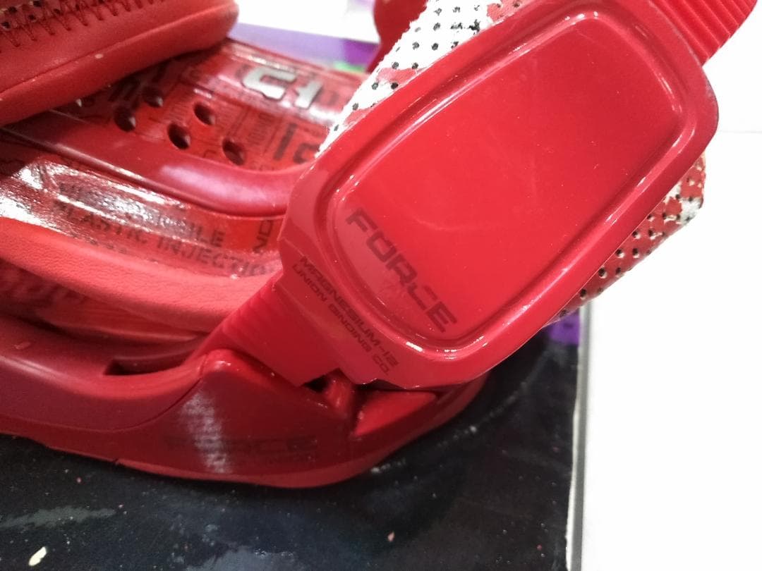 ローム ポスターマニア 155cm + ユニオン M/Lサイズ スノーボード ◇