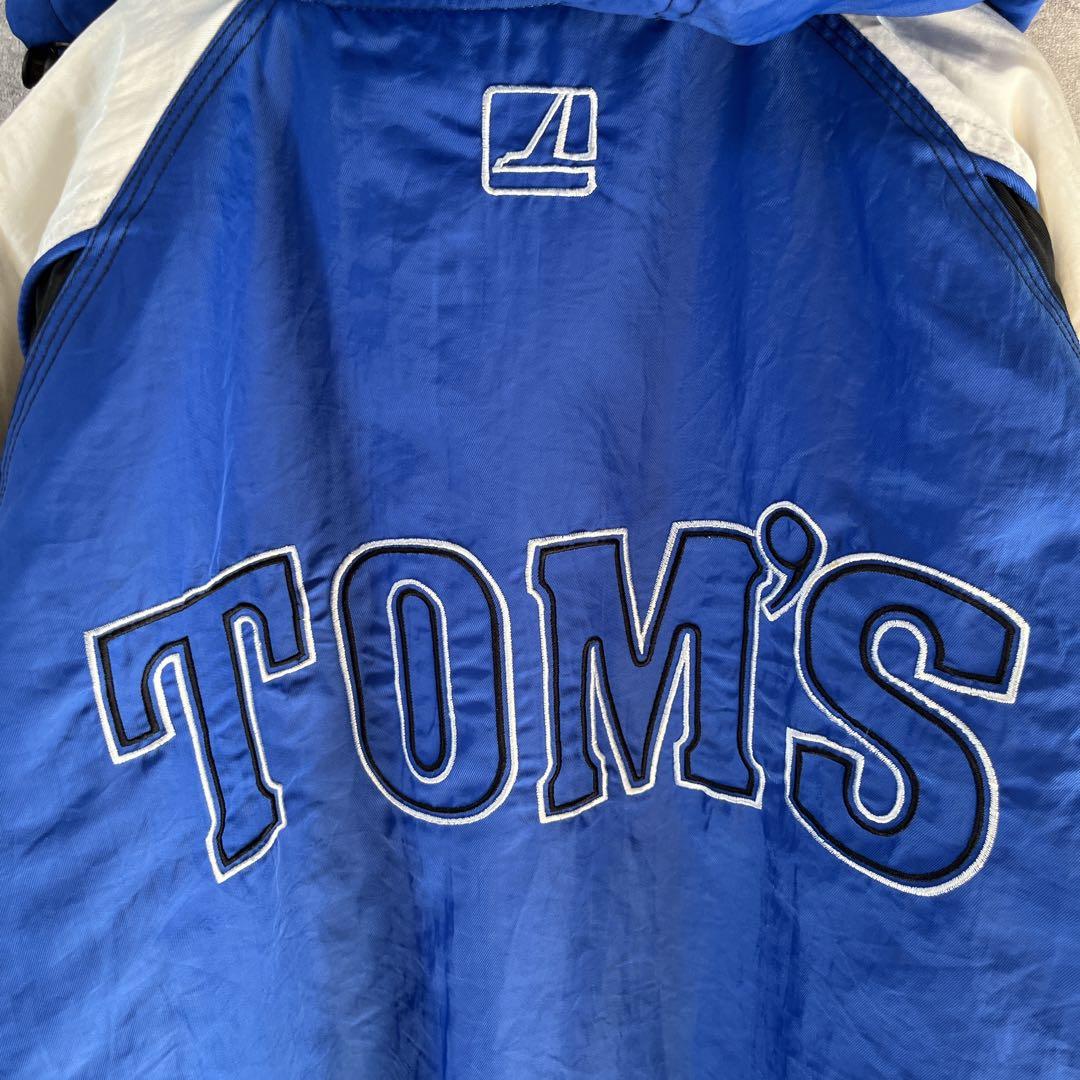 TOM'S TOYOTA ナイロンジャケット　XL相当　刺繍　レーシングab