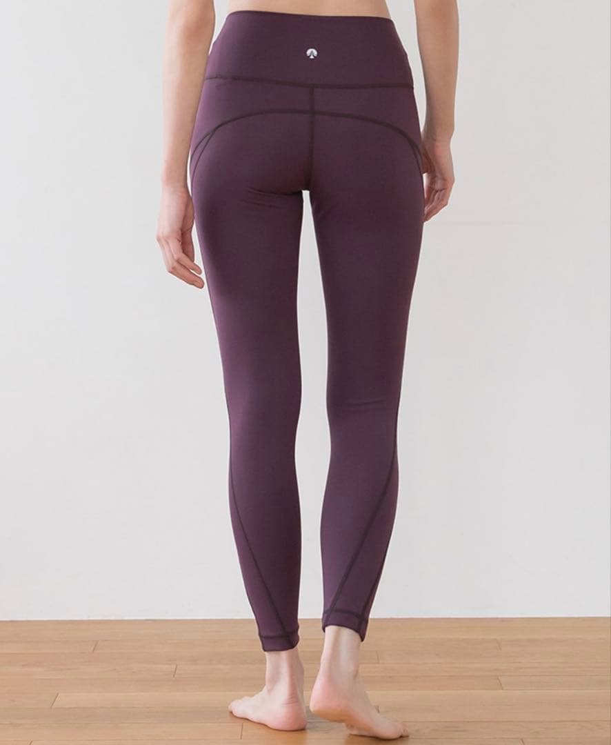 ⭐︎新品⭐︎ 【SUKALA】バイカラーステッチレギンス　ボルドー