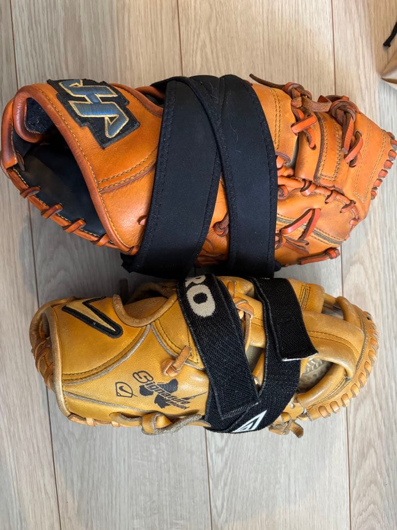 ファーストミット　ハタケヤマ　上原モデル　軟式