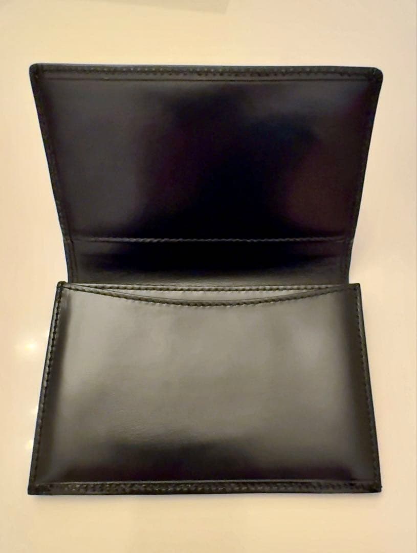 ブルガリBVLGARI ⭐️ブラックレザー 名刺入れ