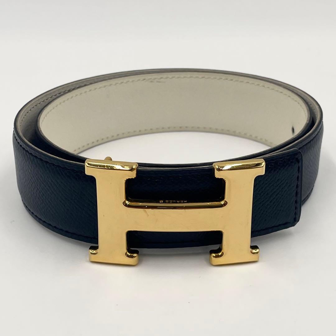 エルメスHERMES コンスタンス レザーベルトH字型バックル サイズ72箱付き