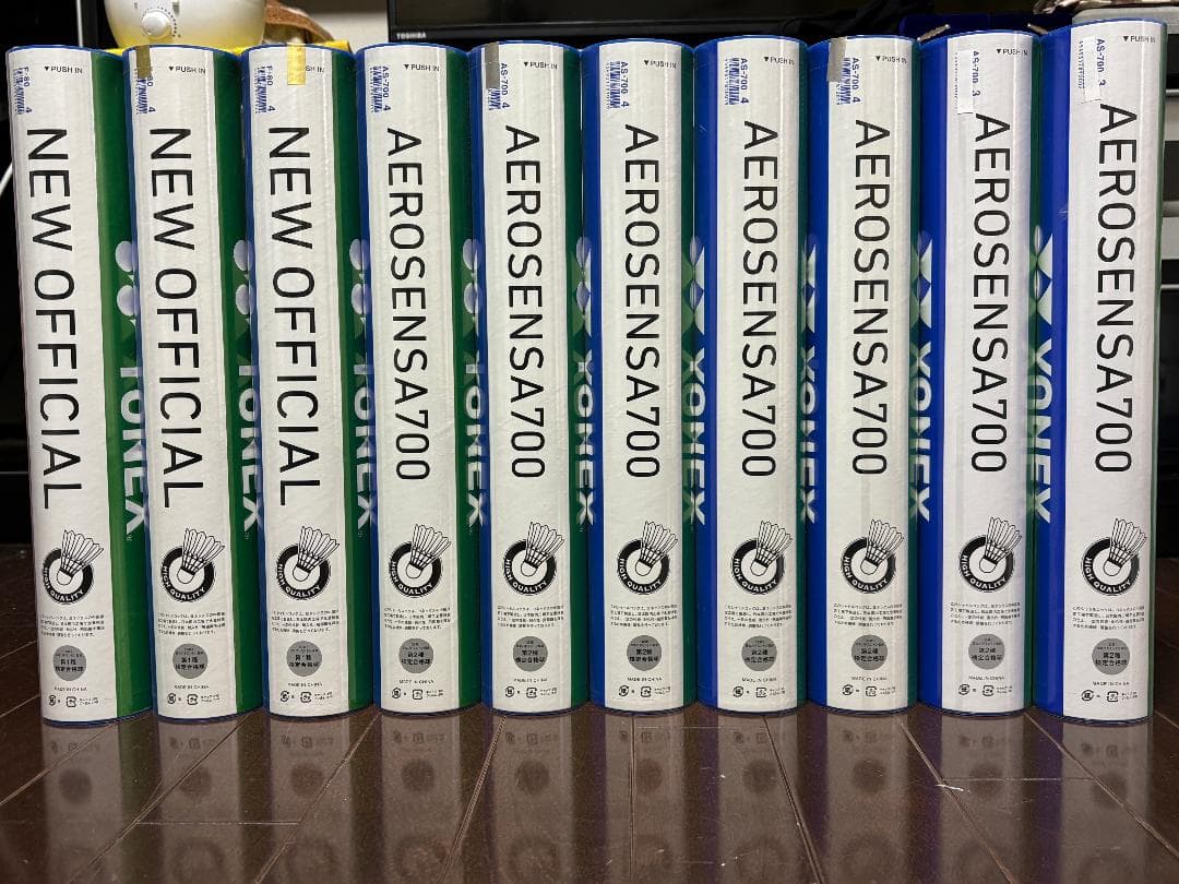 新品　YONEX　バドミントンシャトル　10本セット