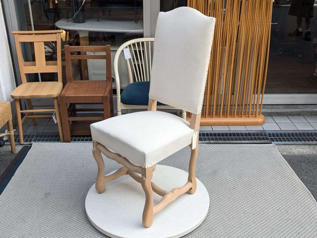 A.P.C PARIS／フランスアンティークリメイク／サイドチェア／ルイ13世