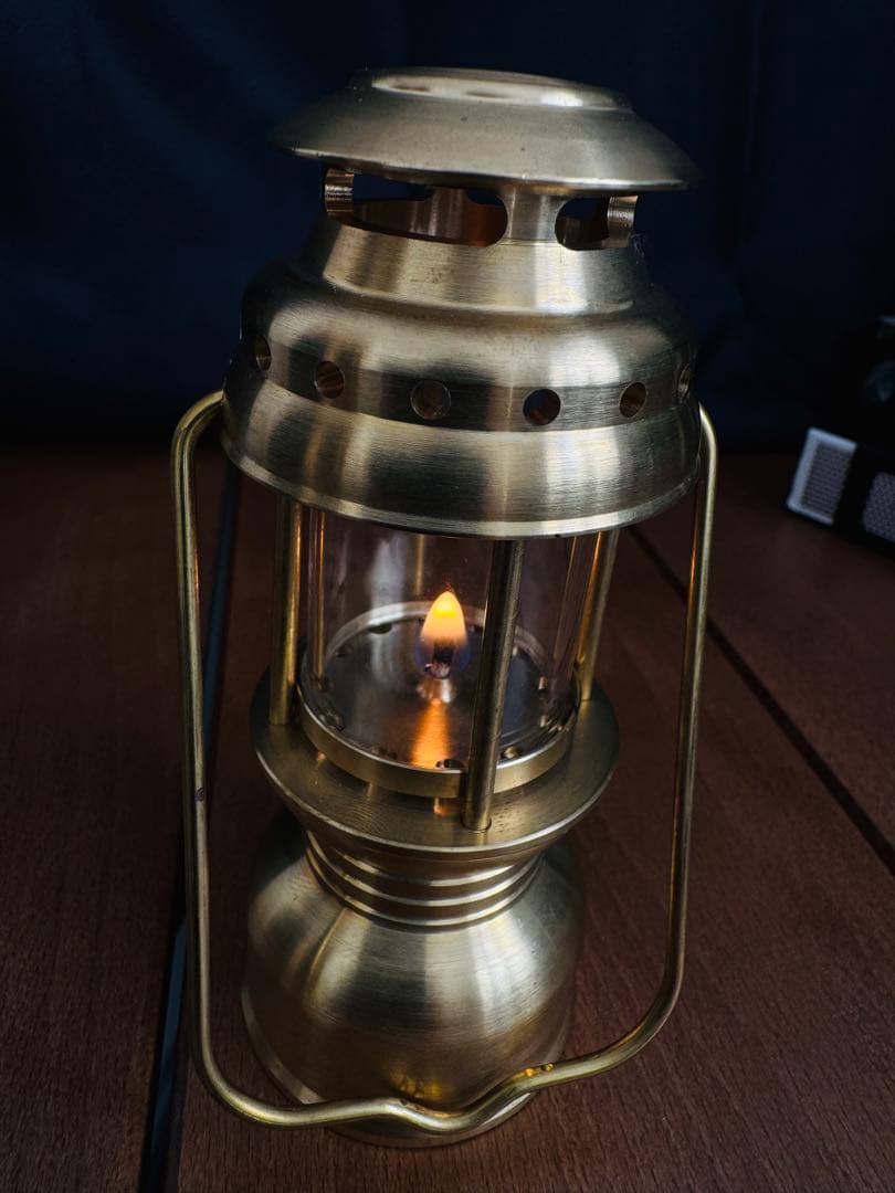 2in1 真鍮製 超小型オイルランプ ゴールゼロ用ランプシェード たまゆらタイプ