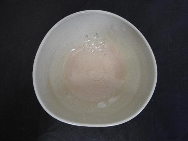 桃山御本茶碗　道八造　共箱　MA528