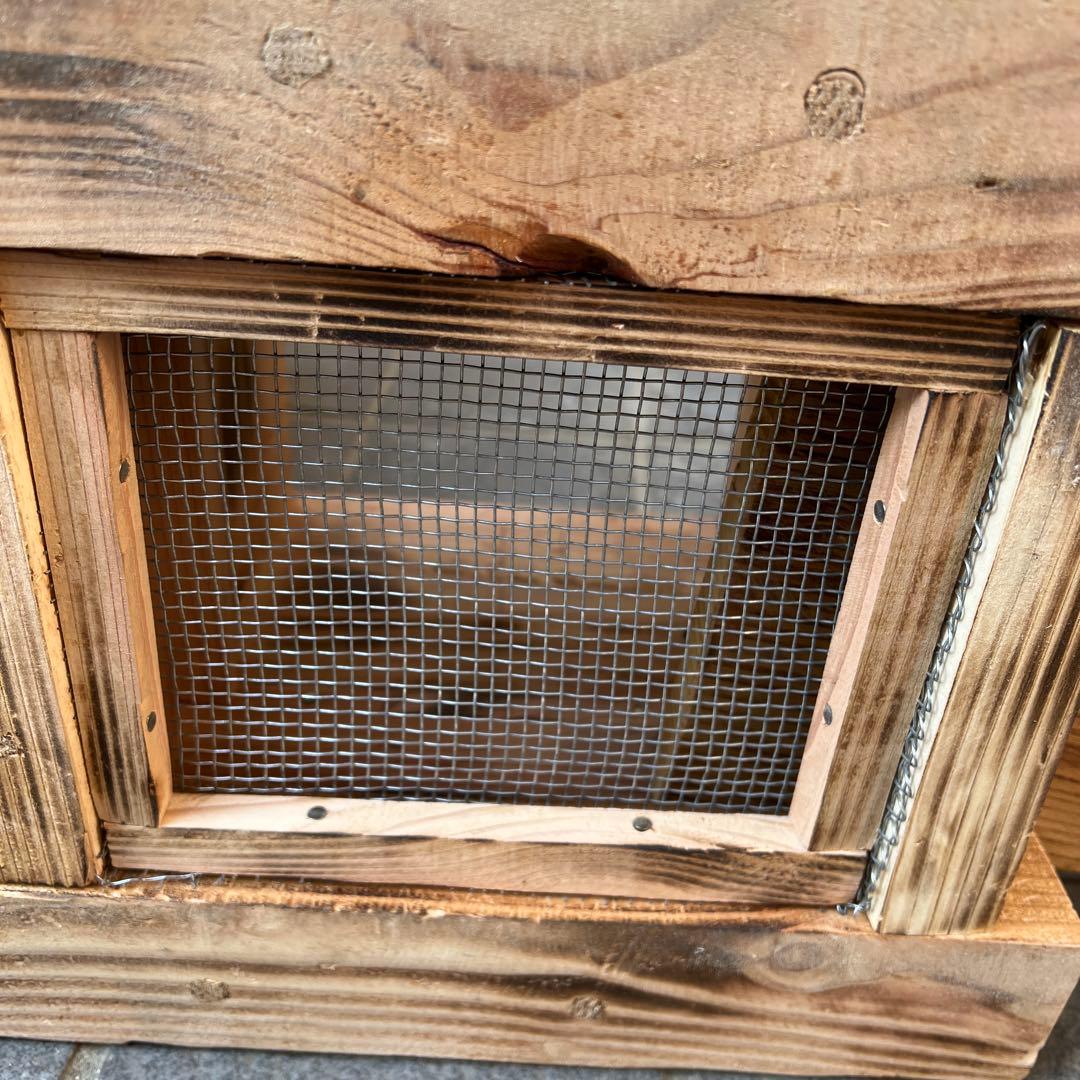 日本ミツバチ重箱式巣箱　手作り　6段　　　505