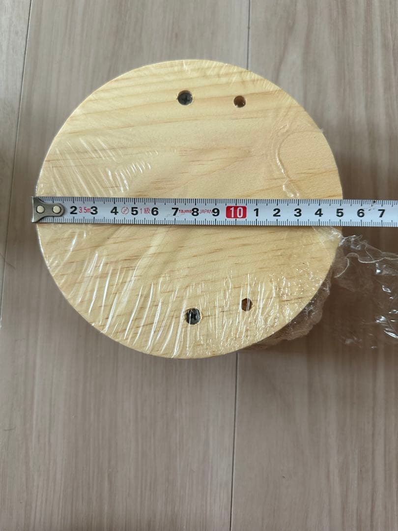 クリスマスツリー白木 トールペイント