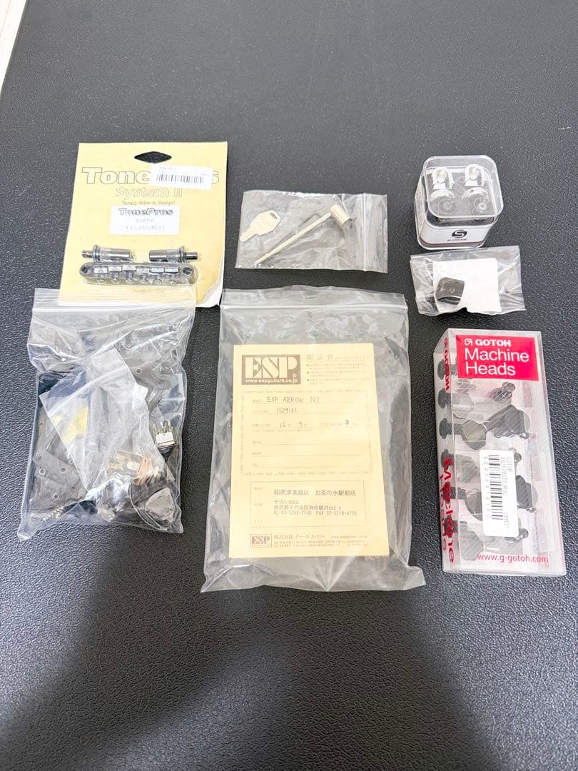 ESP ARROW NT Black エレキギター　メタル　変形ギター