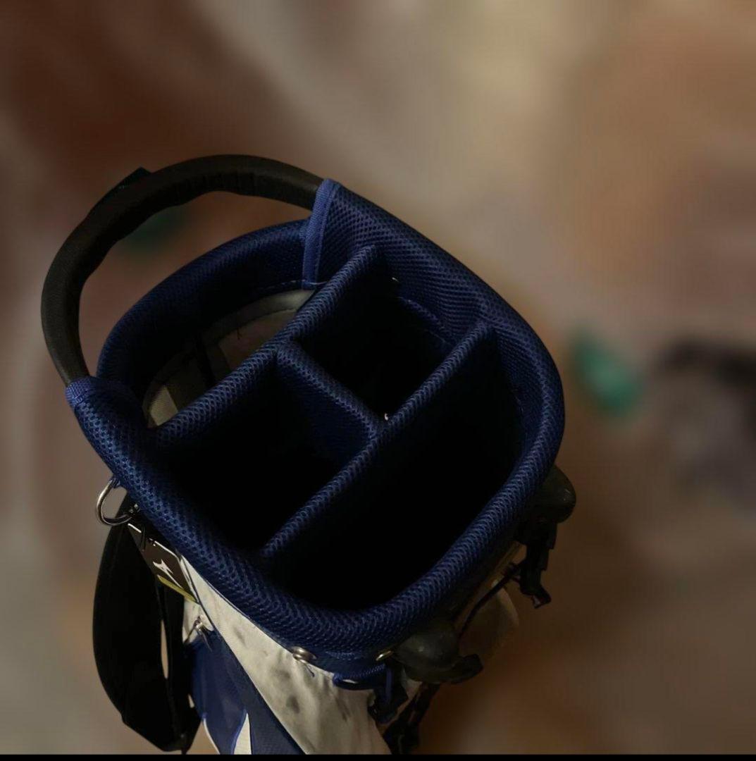 【希少カラー・スタンド式】Mizuno ゴルフ　キャディバッグ　中古