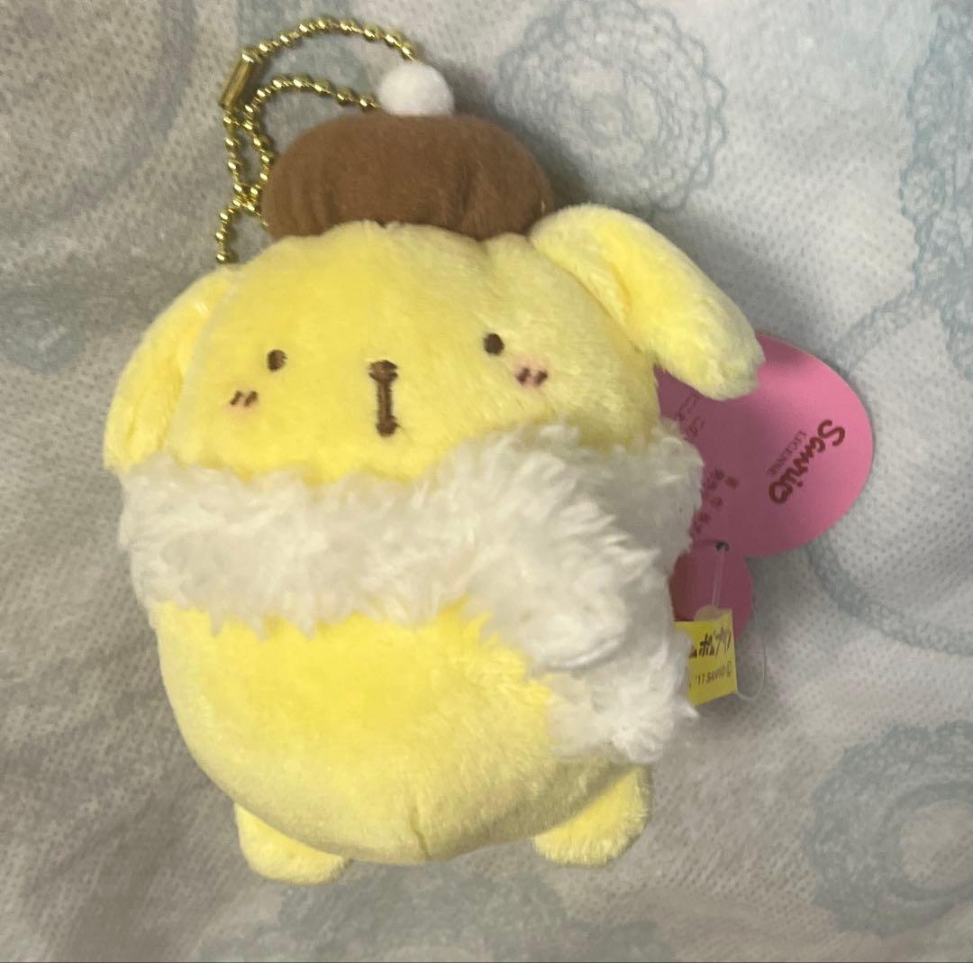 【新品・タグ付き】ポムポムプリン　バレンタイン　マスコット　カフェ限定発売