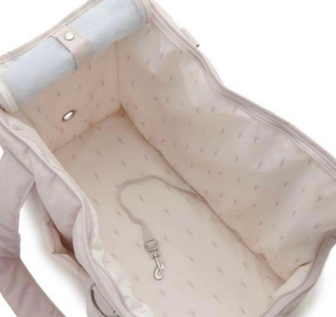 タグ保管＊ほぼ未使用＊ジェラートピケ⚠️中敷きなし　キルティングキャリーバック