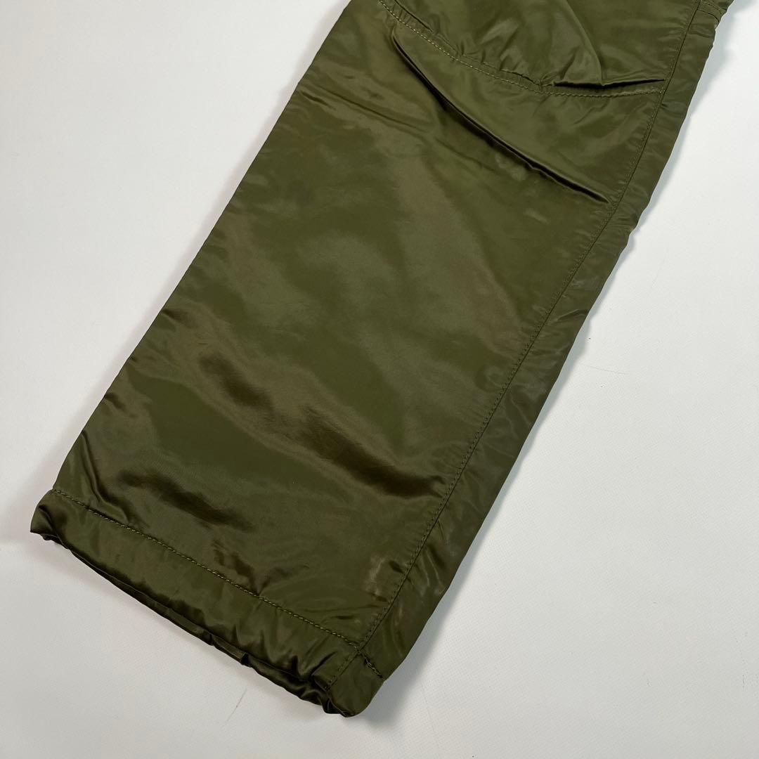 美品 PEARLY GATES 中綿 ナイロン パンツ ワッペン 刺繍ロゴ