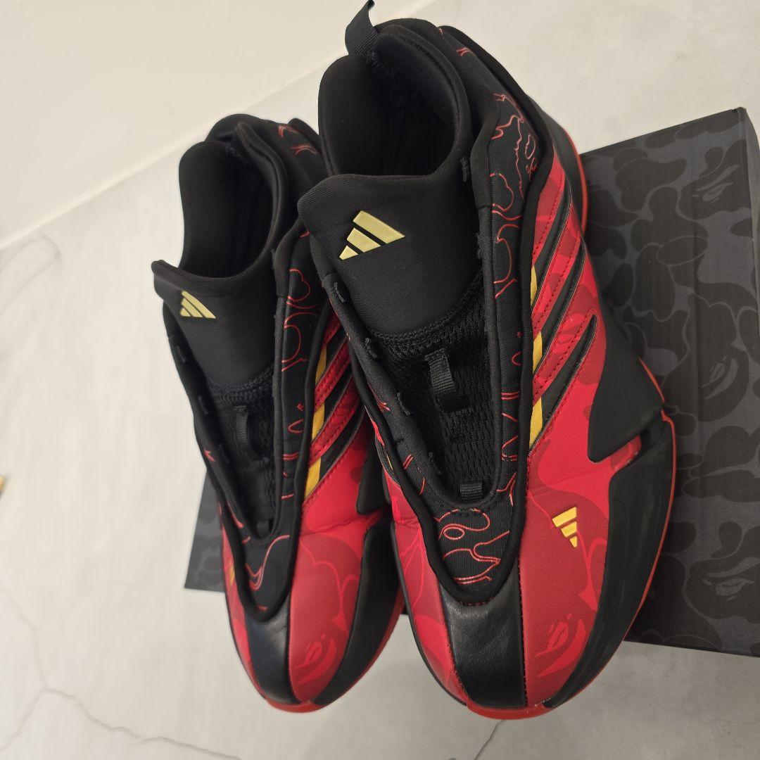 2回使用adidas×BAPE DAME9 バスケットボールシューズ