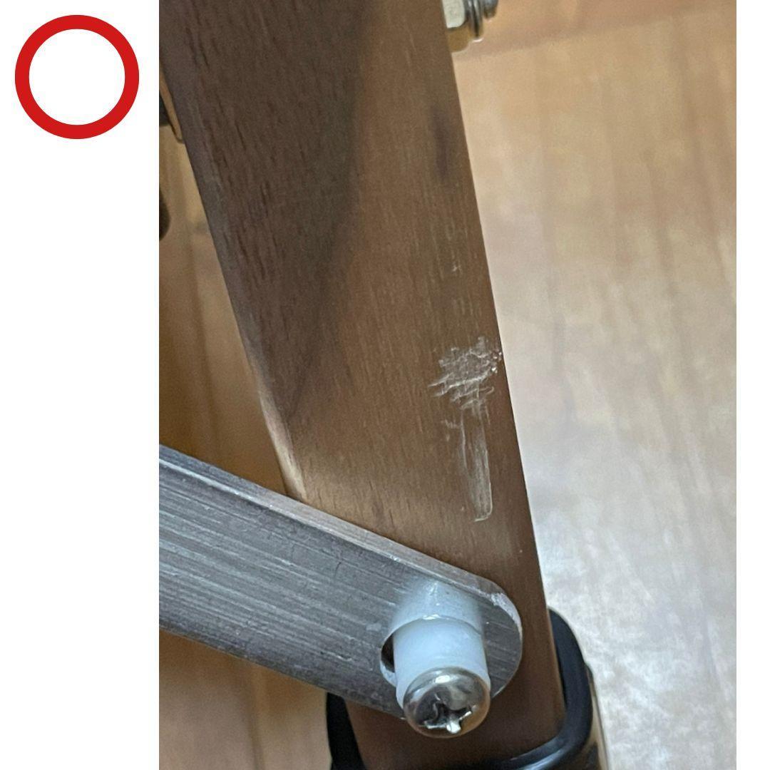 【そり 訳有】カーミットチェア 同規格 カーミット ウォールナットチェアー