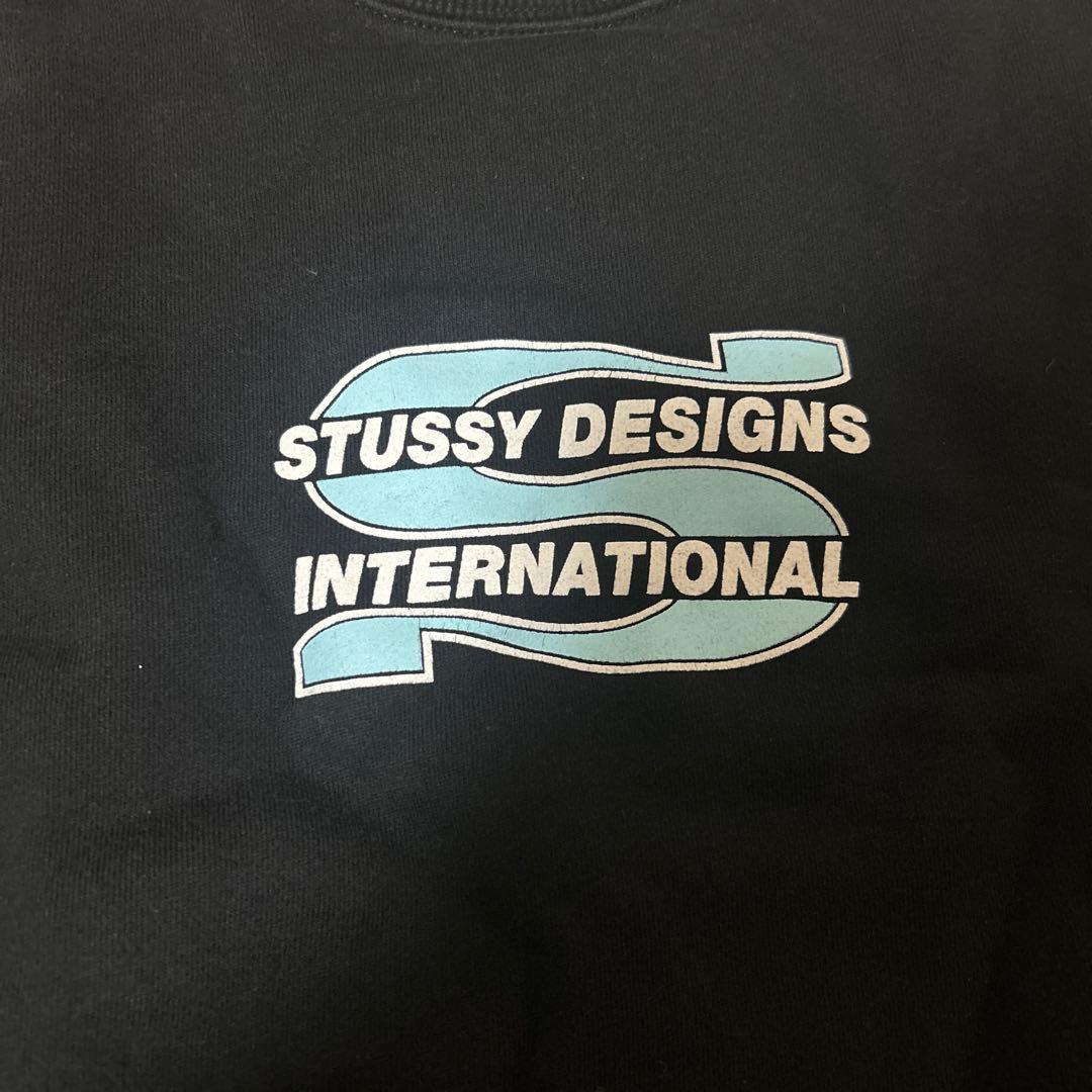 Stussy ブラック スウェット M