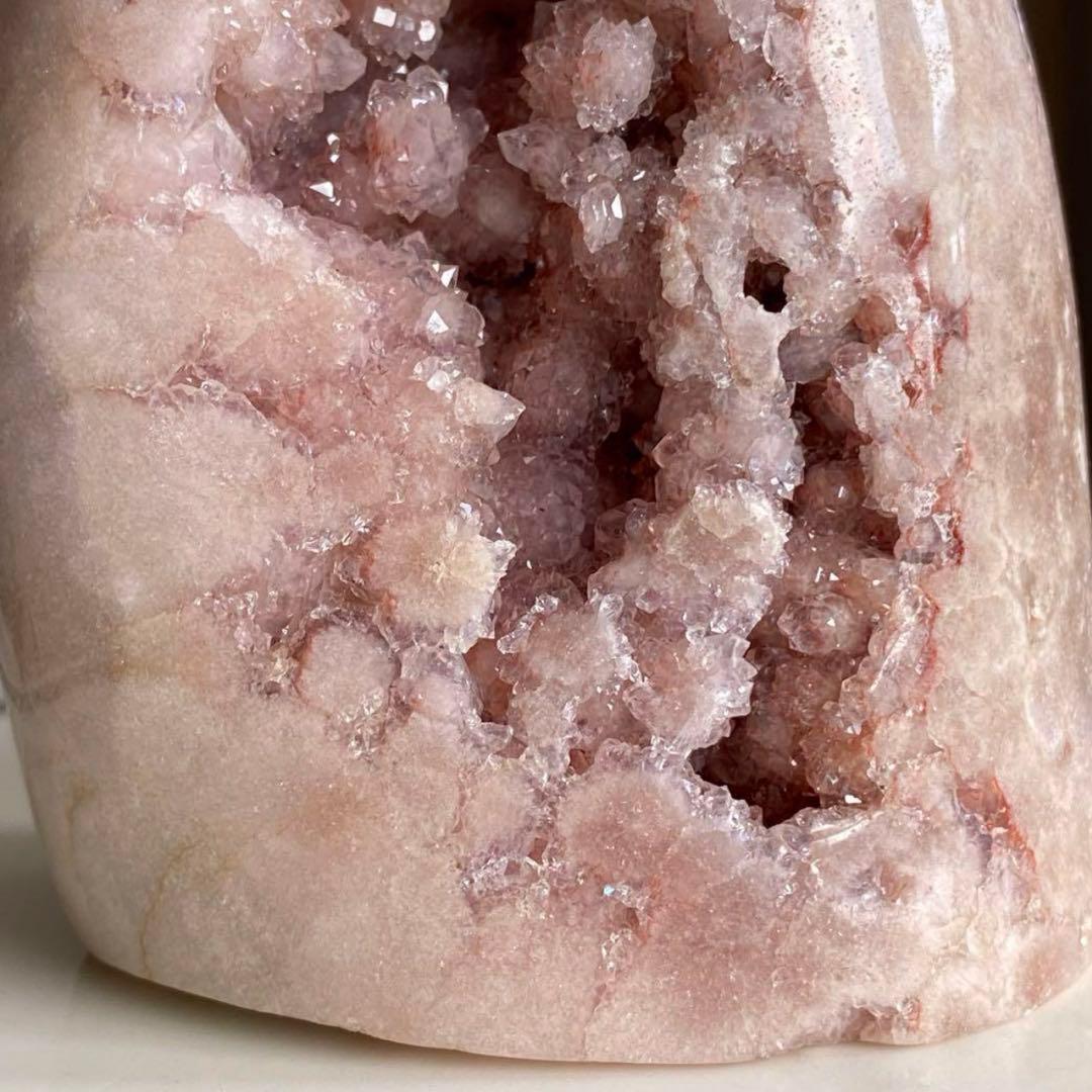 ★★★最終大特価【 キュート どっしり ピンクアメジスト ドーム 約618g