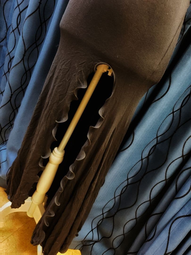 ベリーダンス衣装　黒ロング新品