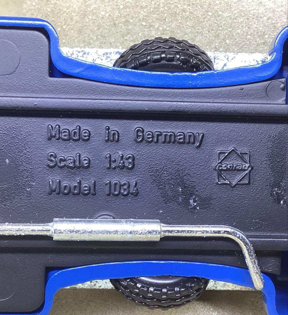 ベンツ　コンラート 1/43 ベンツレーシングトランスポーター ミニカー　レア