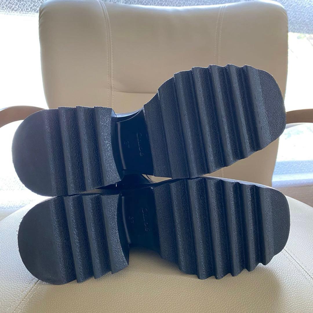 Chloé ブラック 37 レインブーツ ヒール