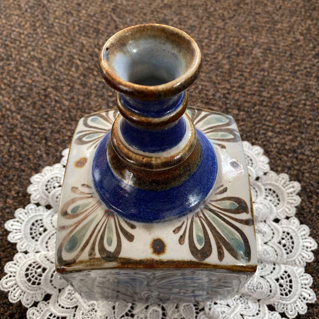 ビンテージトナラ陶器(メキシコ)イタリアワインデカンタ陶器作家物