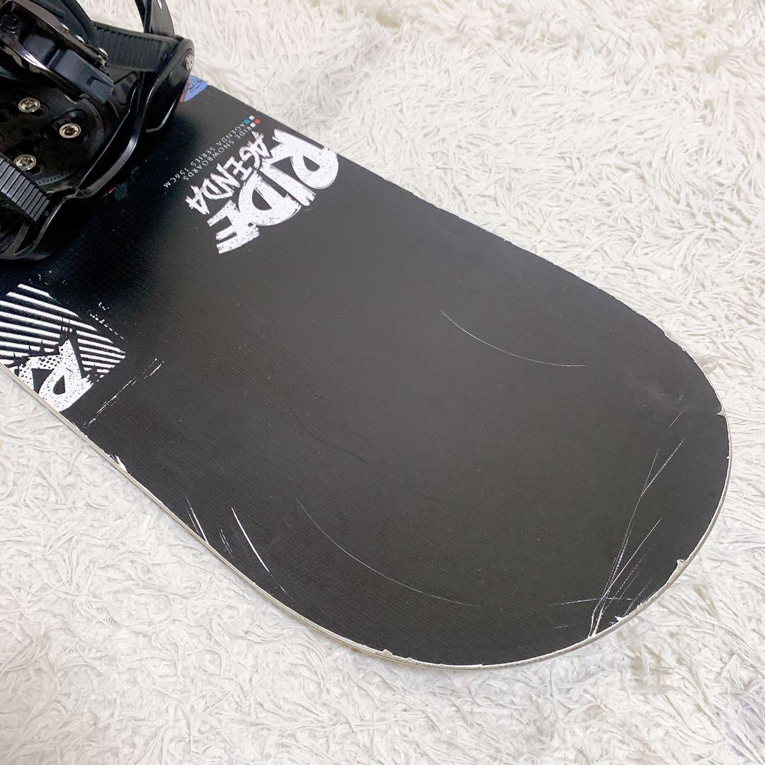 RIDE 156 AGENDA FLOW M スノーボードセット 3点セット