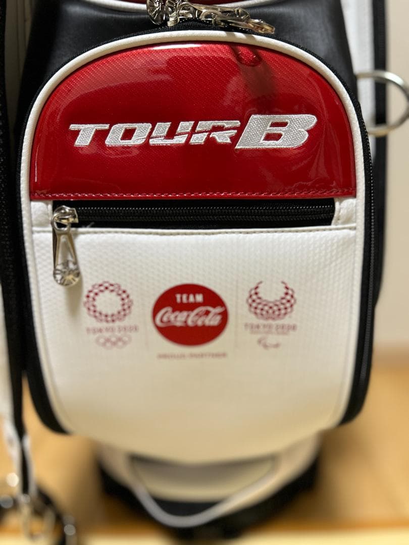 Naoki超美品 ブリヂストン キャディバッグ ツアーレプリカ 東京五輪