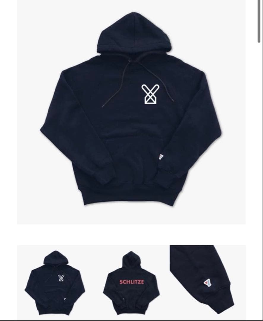 SCHLITZE ネイビー パーカー M YUKI パーカー　グッズ