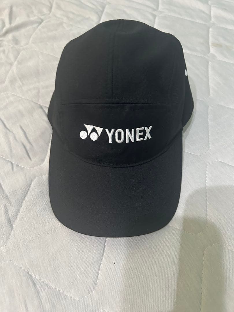YONEX ブラックキャップ　ソフトテニス　人気帽子　値下げ⭕️