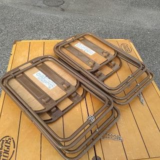 LOGOS　木製　キャンピング　テーブル　チェア