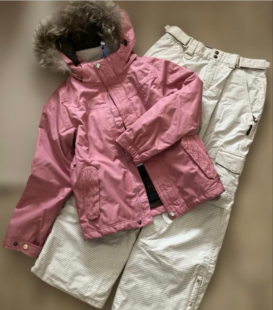 ◾️スノボウェア◾️ 上下セット(グローブおまけ) ｜Dita White｜レア♡