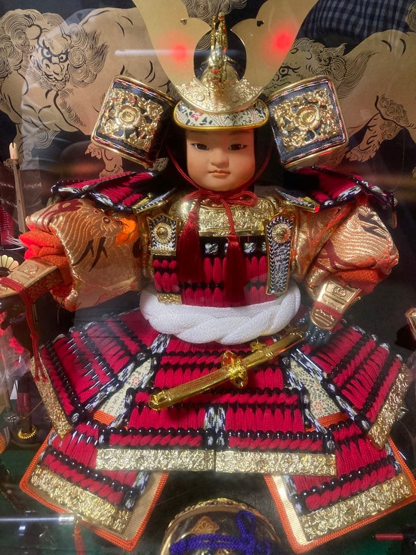 五月人形　子供大将　高さ５０センチ　未開封